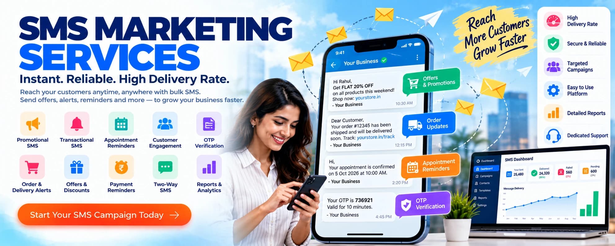WhatsApp & SMS Messaging – more from Shastika